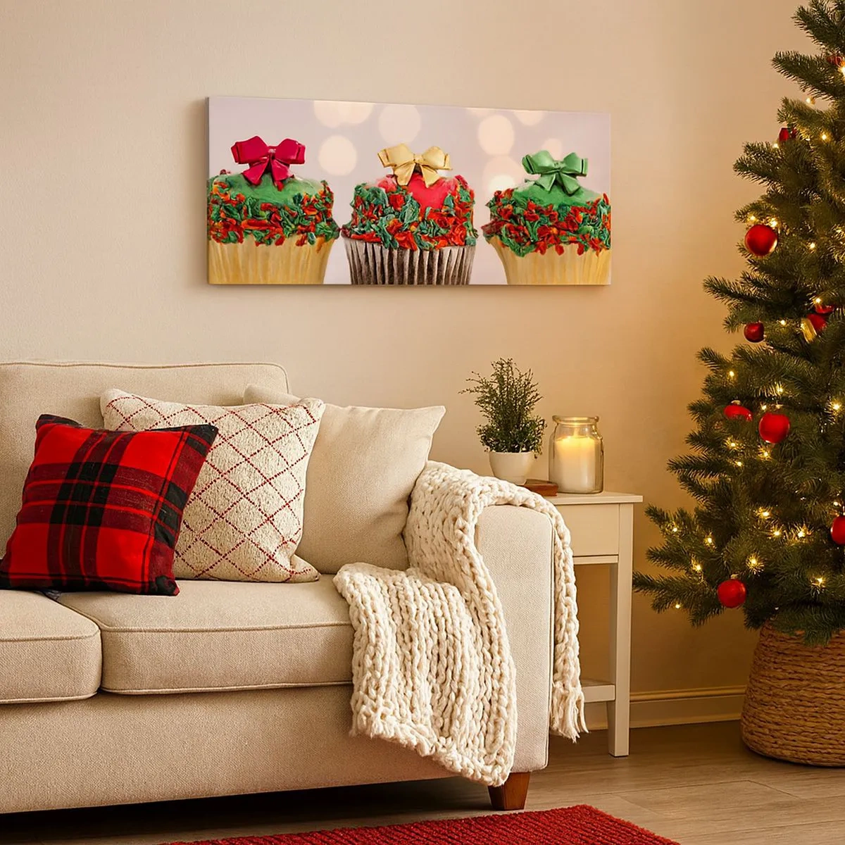 Tablou pe pânză - Dulciuri la gât - 100x40 cm