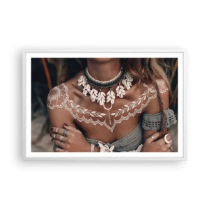 Poster în ramă albă - Talismanele, ritualurile feminității - 91x61 cm