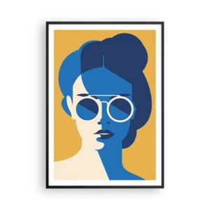 Poster în ramă neagră - Look de vacanță - 70x100 cm