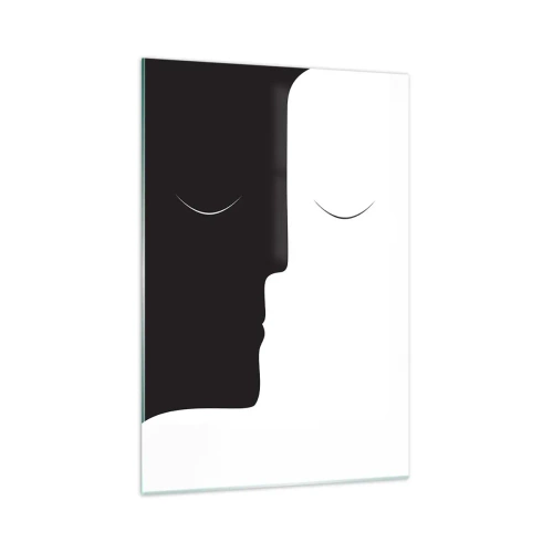 Tablou pe sticlă - Unitatea contrariilor - 70x100 cm