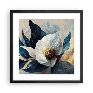 Poster în ramă neagră - Are o inimă de aur - 40x40 cm