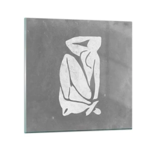 Tablou pe sticlă - În reverie - 40x40 cm