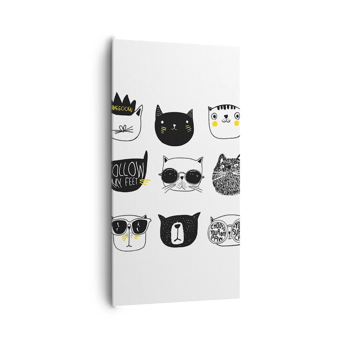 Tablou pe pânză - Fiecare este diferit - 65x120 cm