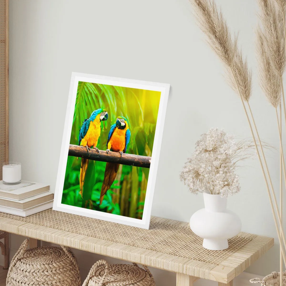 Poster în ramă albă - Și ai auzit că ea...? - 50x70 cm