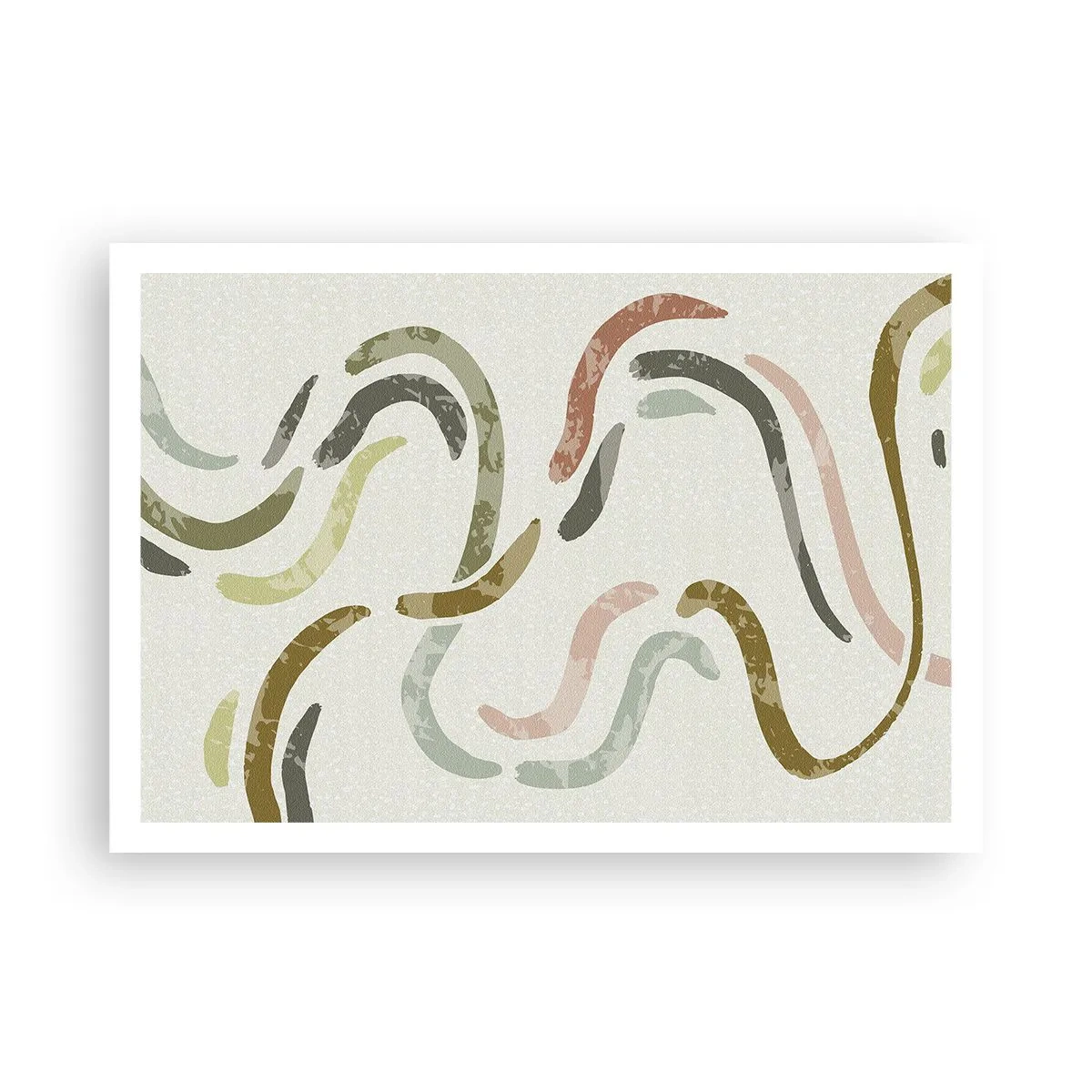 Poster - Dansul vesel al abstracției - 100x70 cm