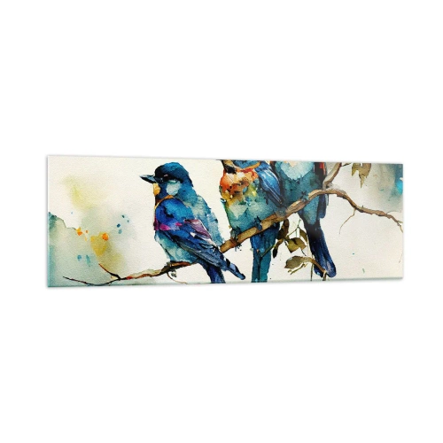 Tablou pe sticlă - Se simte jignit? - 160x50 cm