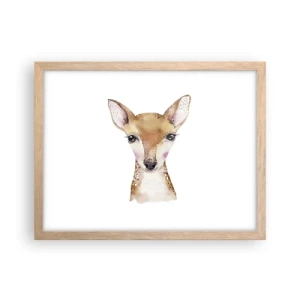 Poster în ramă de stejar deschis - Natura inocenței - 40x30 cm