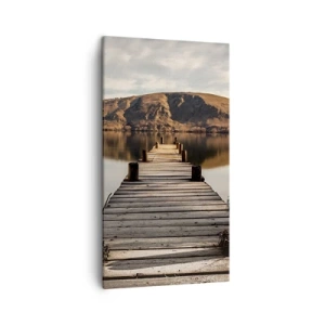 Tablou pe pânză - Peisaj în tăcere - 45x80 cm