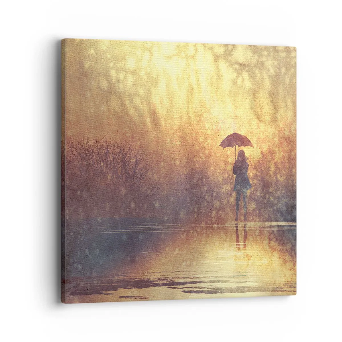 Tablou pe pânză - Simt că cineva se uită la mine - 40x40 cm