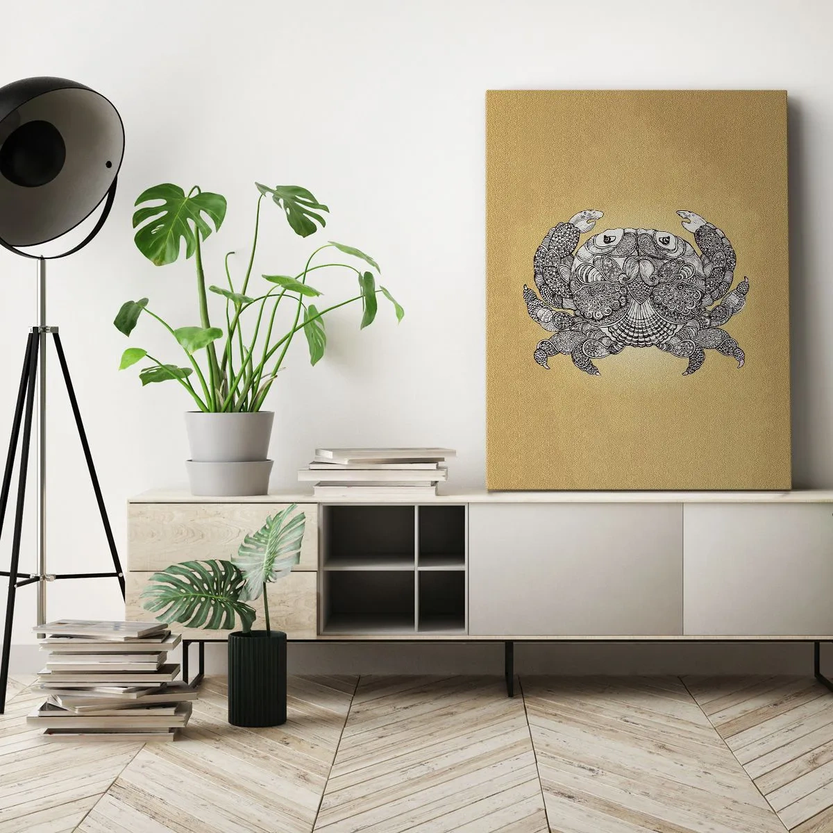 Tablou pe pânză - Poveștile Domnului Crab - 70x100 cm