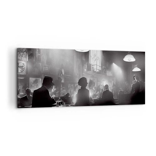 Tablou pe pânză - În stil jazz - 100x40 cm