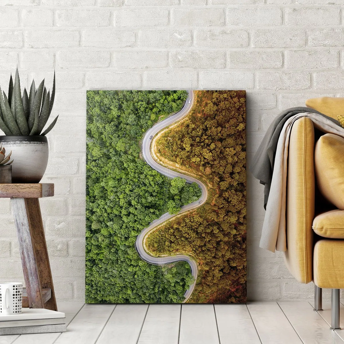 Tablou pe pânză - Frontiere și defilee - 65x120 cm