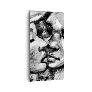 Tablou pe pânză - Un moment de tandrețe - 65x120 cm