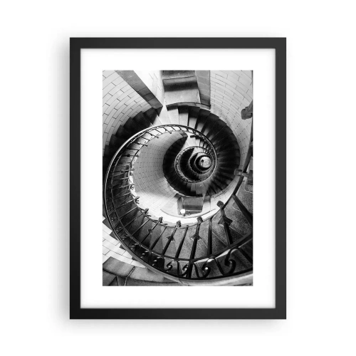 Poster în ramă neagră - Din ce în ce mai sus - 30x40 cm