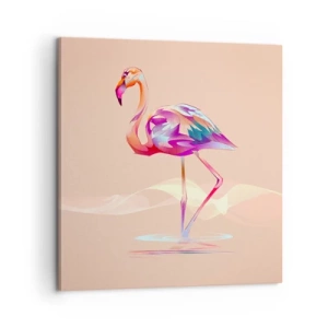 Tablou pe pânză - Pasăre de emoție bună - 60x60 cm