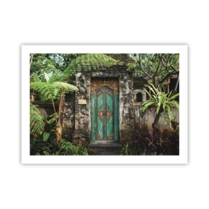 Poster - O ușă către o lume exotică - 70x50 cm