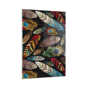 Tablou pe sticlă - Carnavalul păsărilor - 50x70 cm