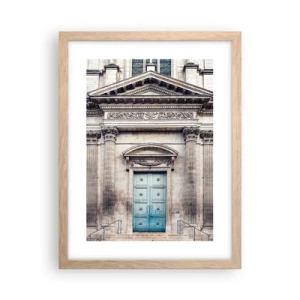 Poster în ramă de stejar deschis - Poarta către lumea spiritelor - 30x40 cm