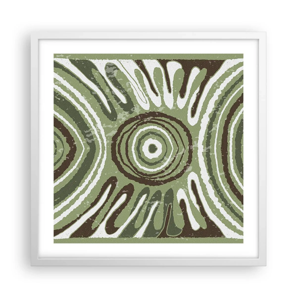 Poster în ramă albă - Explozie de emoții - 50x50 cm