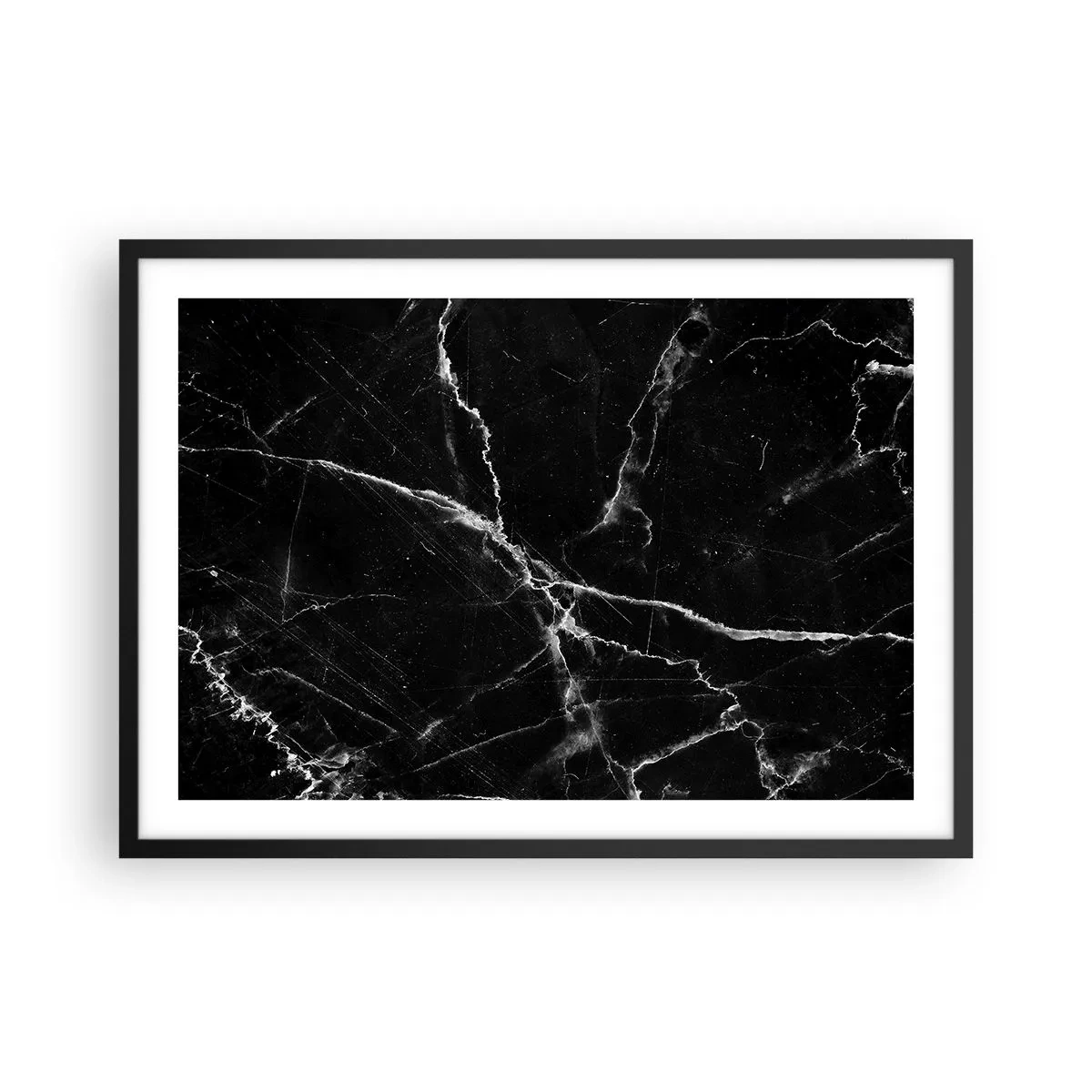 Poster în ramă neagră - Viața secretă a unei pietre - 70x50 cm