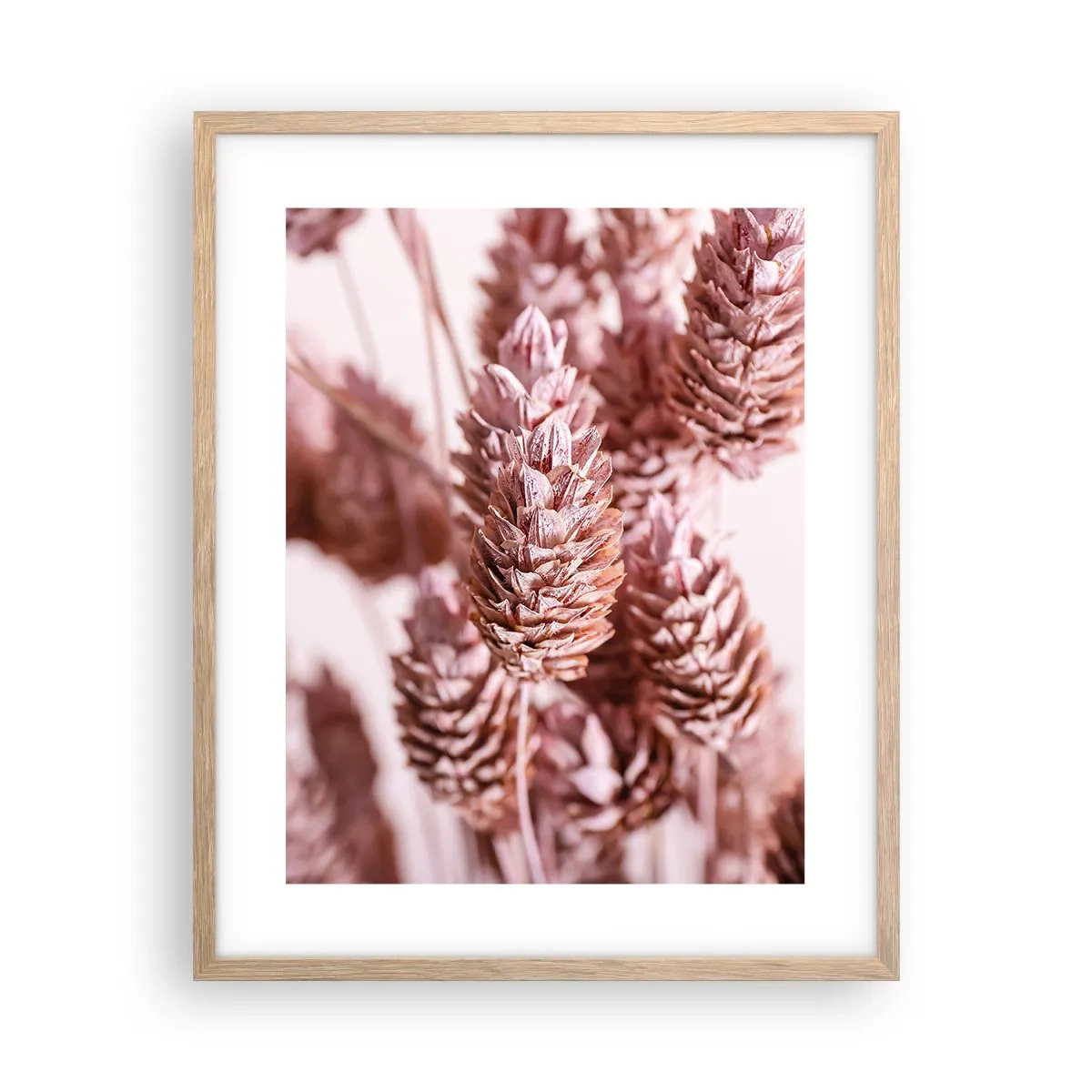 Poster în ramă de stejar deschis - Aparent discrete - 40x50 cm