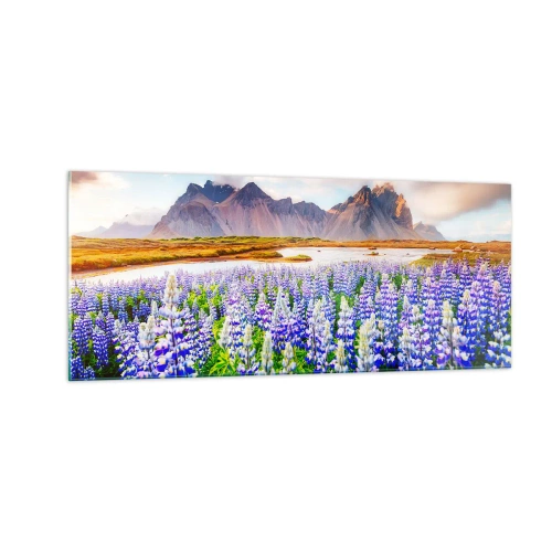 Tablou pe sticlă - Putere și severitate alături de blândețe - 100x40 cm