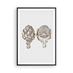 Poster în ramă neagră - Lecție de anatomie - 61x91 cm