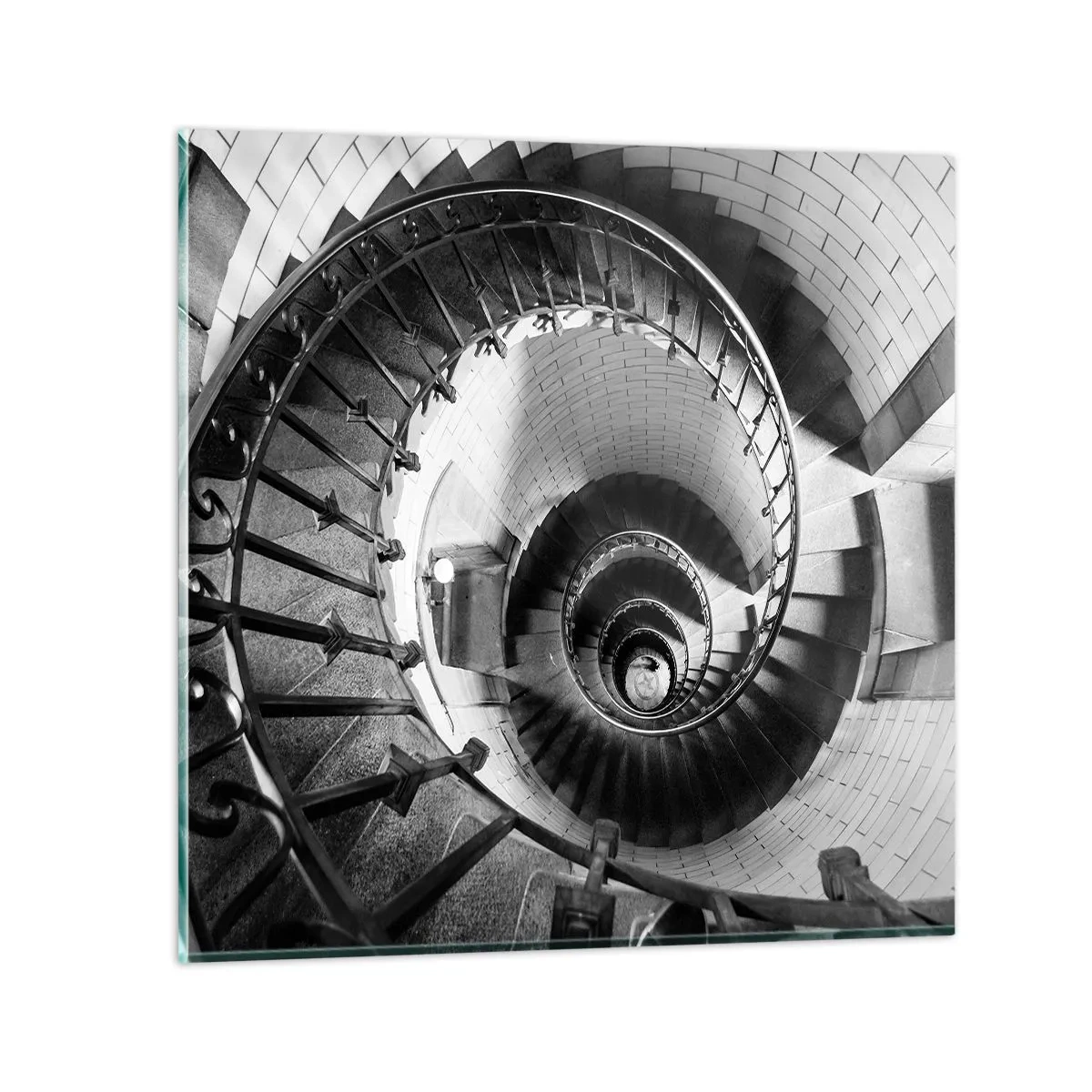 Tablou pe sticlă - Din ce în ce mai sus - 60x60 cm