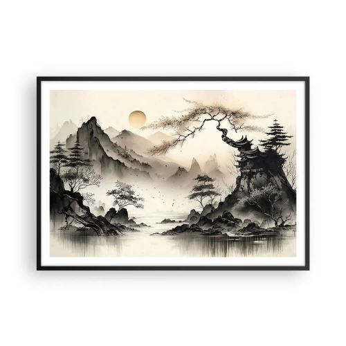 Poster în ramă neagră - Farmecul unic al Orientului - 100x70 cm