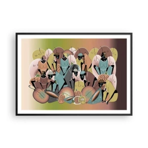 Poster în ramă neagră - Sărbătoarea cea mare se apropie - 100x70 cm