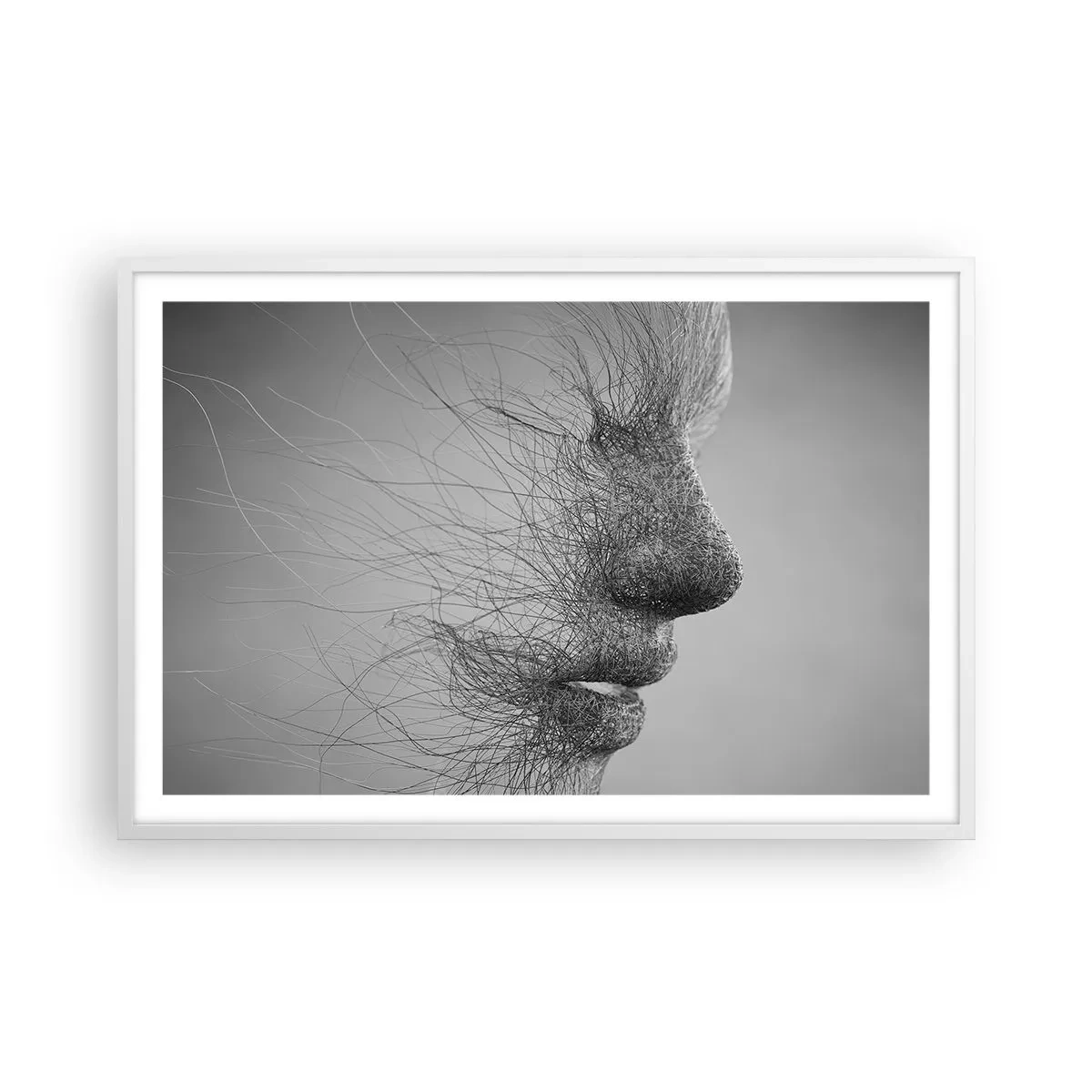 Poster în ramă albă - Spiritul vântului - 91x61 cm