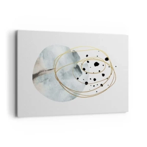 Tablou pe pânză - În îmbrățișarea spațiului - 100x70 cm