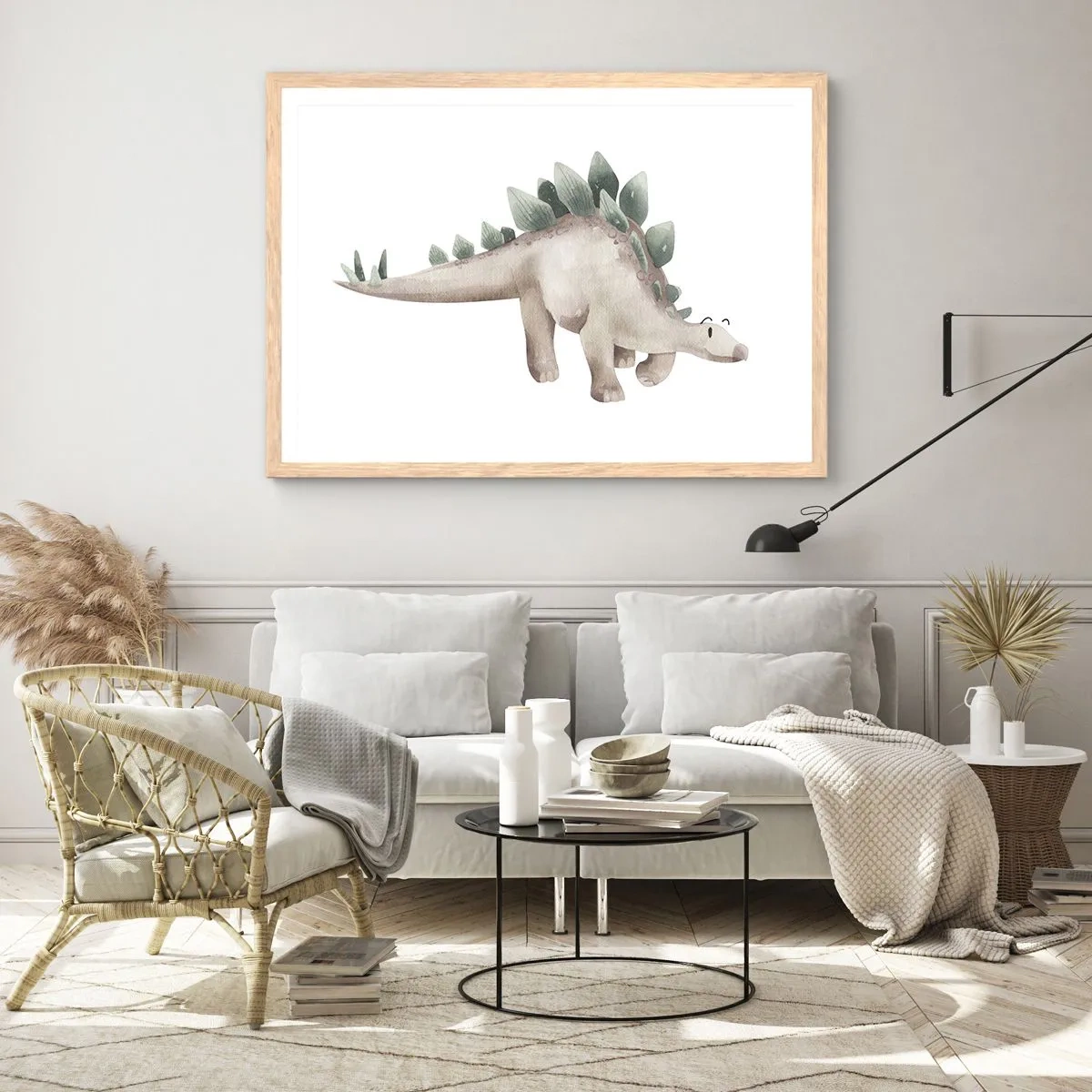Poster în ramă de stejar deschis - Prietenul tău - 100x70 cm