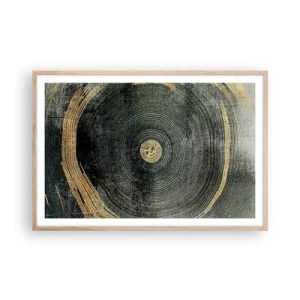 Poster în ramă de stejar deschis - Schimbare și persistență - 91x61 cm