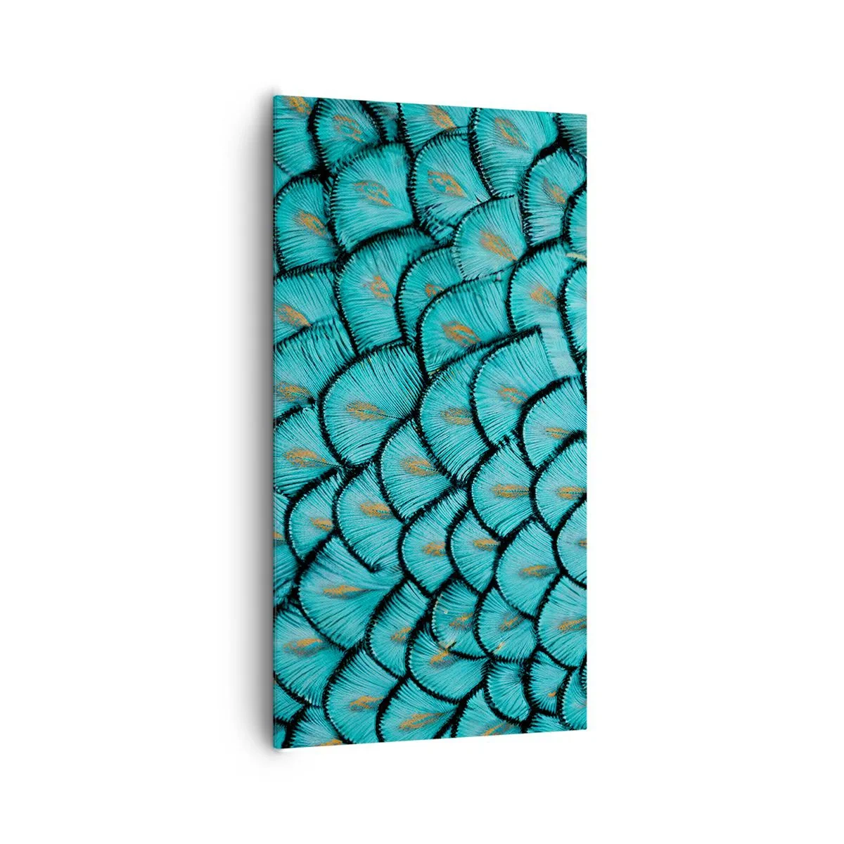 Tablou pe pânză - Marea gală a penelor - 65x120 cm