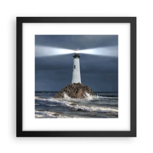 Poster în ramă neagră - Aici... aici...! - 30x30 cm