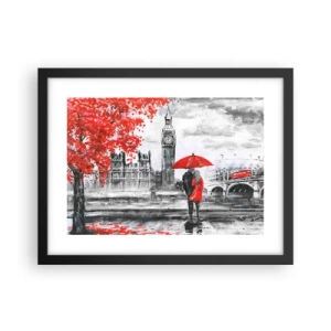Poster în ramă neagră - Îndrăgostit de Londra - 40x30 cm