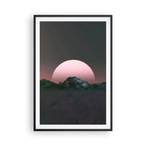 Poster în ramă neagră - Într-o galaxie învecinată - 61x91 cm