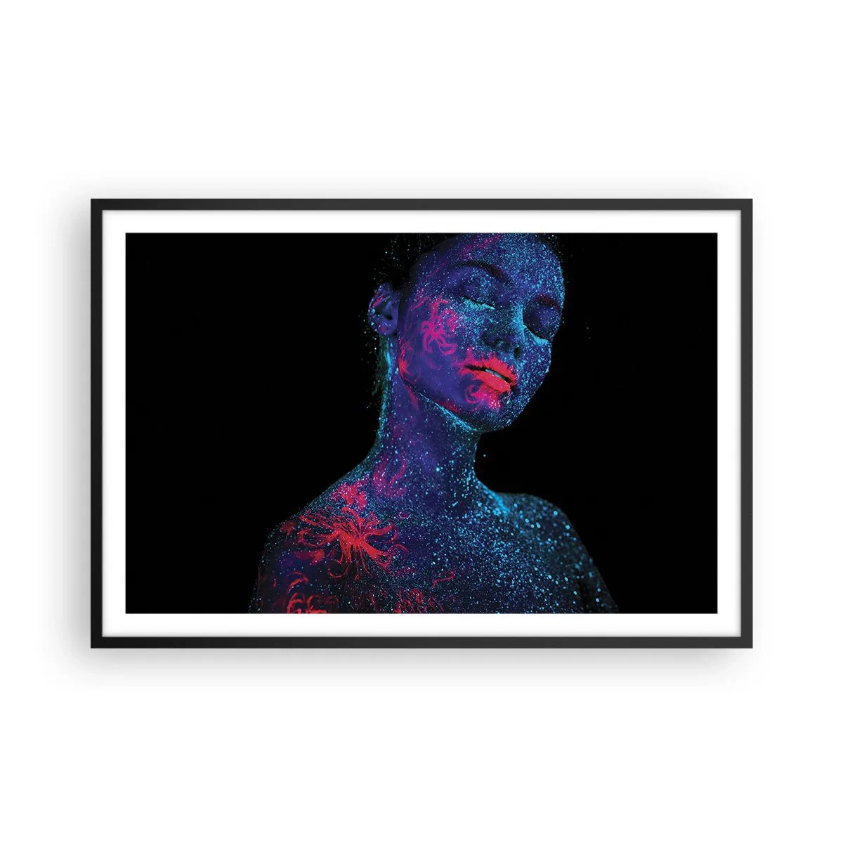 Poster în ramă neagră - În praf de stele - 91x61 cm