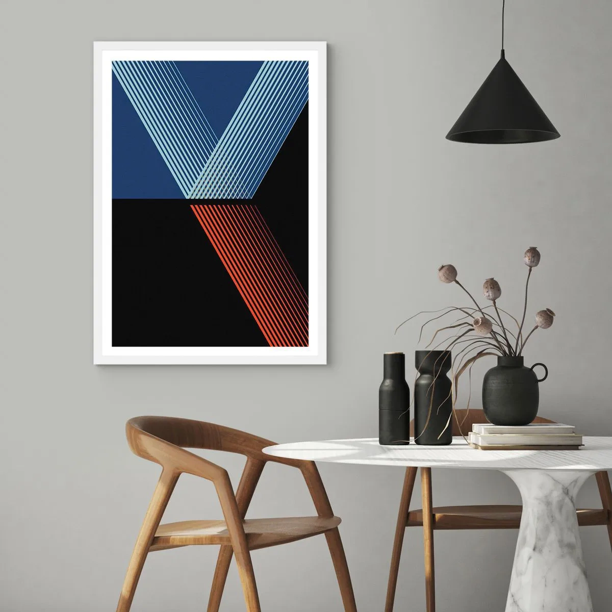 Poster în ramă albă - O poveste simplă - 30x40 cm