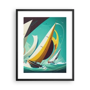 Poster în ramă neagră - Voinici și învingători - 40x50 cm