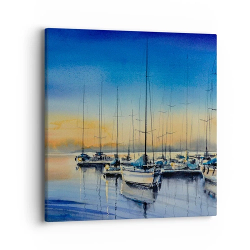 Tablou pe pânză - Sfârșitul unei zile bune - 40x40 cm