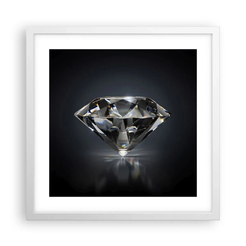 Poster în ramă albă - Best girls friend - 40x40 cm