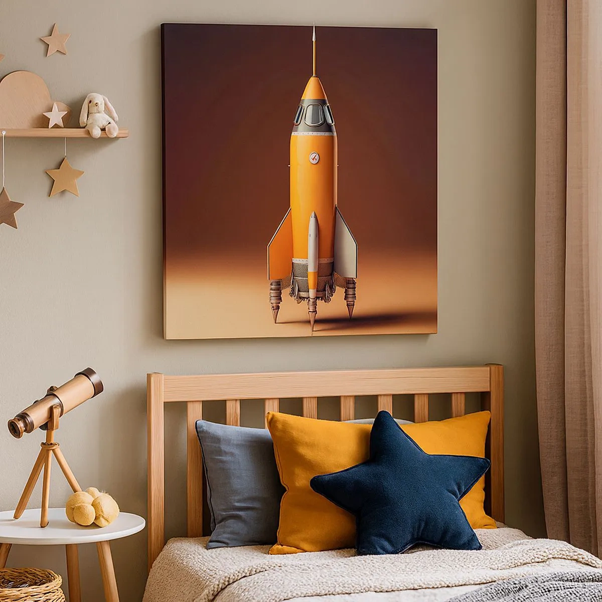 Tablou pe pânză - Totul începe cu un vis - 30x30 cm