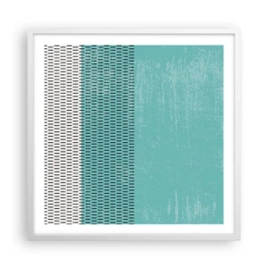 Poster în ramă albă - Compoziție echilibrată - 60x60 cm