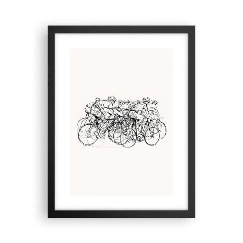 Poster în ramă neagră - Mână în mână - 30x40 cm