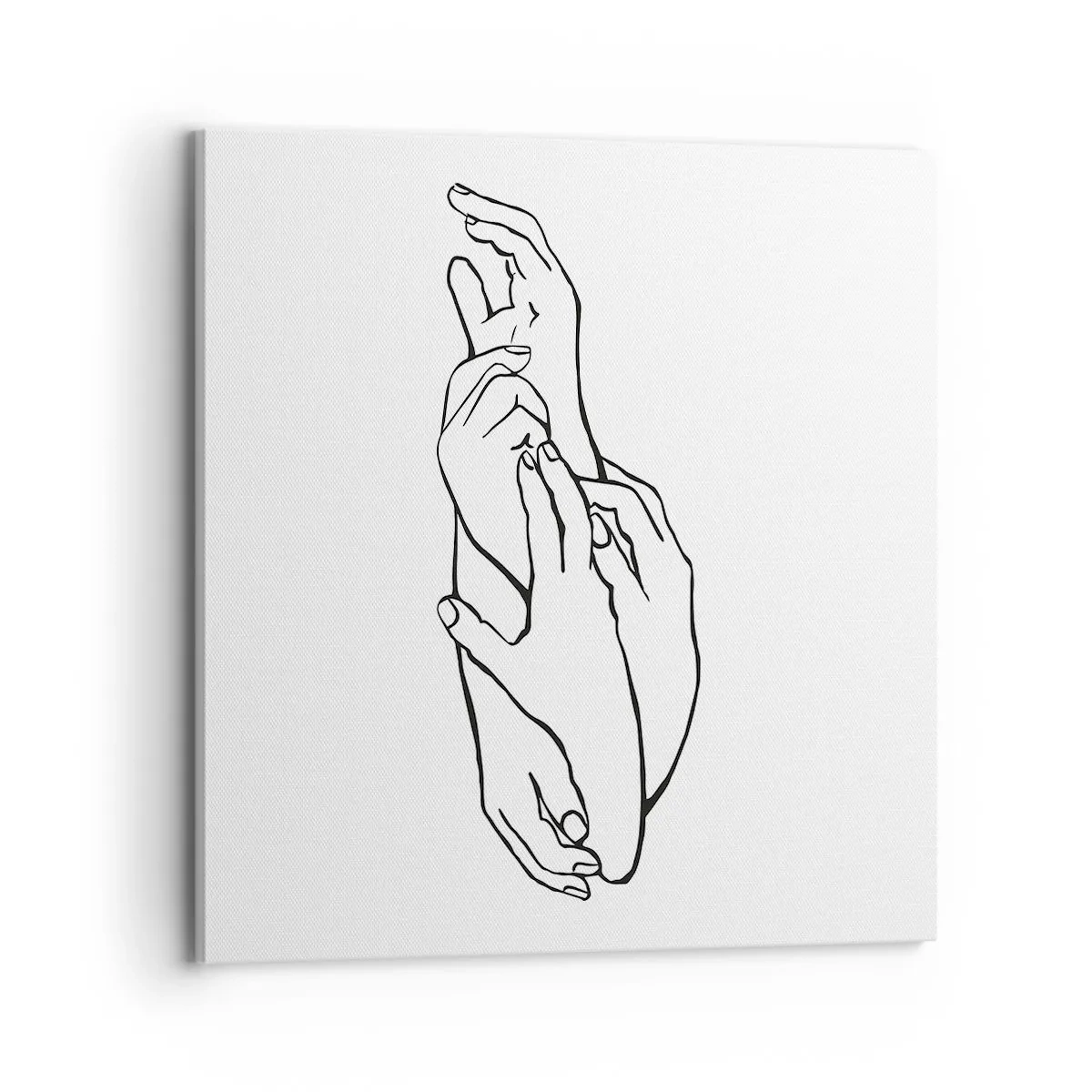 Tablou pe pânză - Atingere bună - 70x70 cm