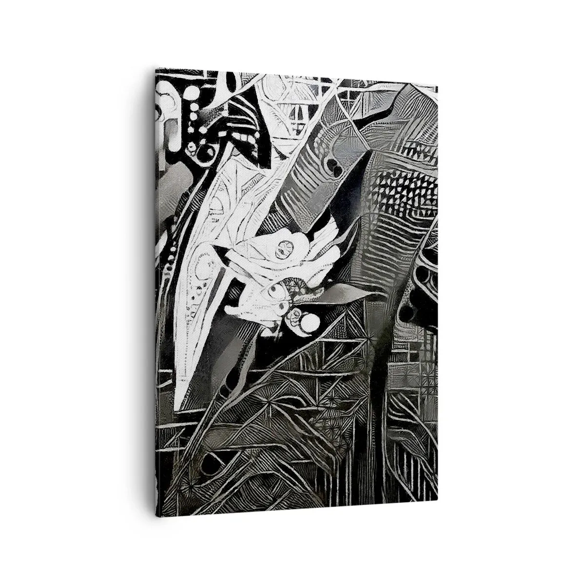 Tablou pe pânză - Doar un om aparent gri - 50x70 cm