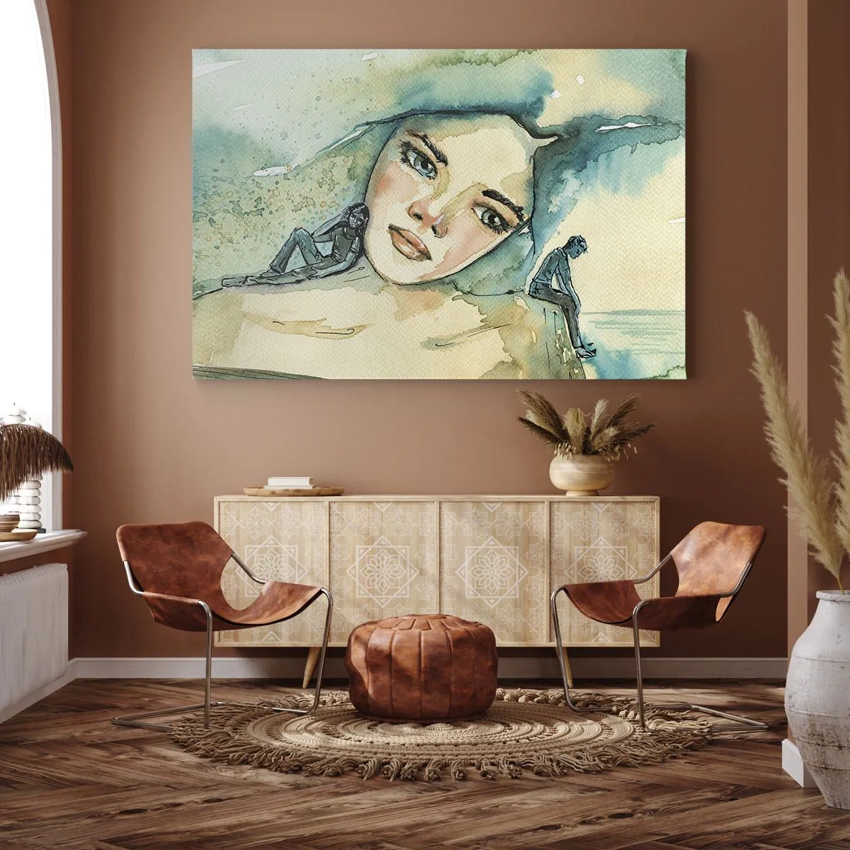 Tablou pe pânză - Am I blue? - 120x80 cm