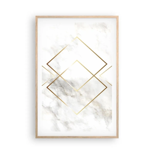 Poster în ramă de stejar deschis - Vedere spre infinit - 61x91 cm